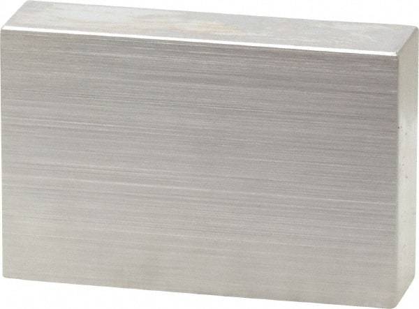 Mitutoyo - 0.9" Rectangular Steel Gage Block - Accuracy Grade 0, Includes Certificate of Inspection - Benchmark Tooling