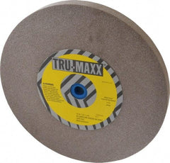 Tru-Maxx - 80 Grit Aluminum Oxide Bench & Pedestal Grinding Wheel - 12" Diam x 1-1/4" Hole x 1" Thick, 2705 Max RPM, P Hardness, Medium Grade , Vitrified Bond - Benchmark Tooling