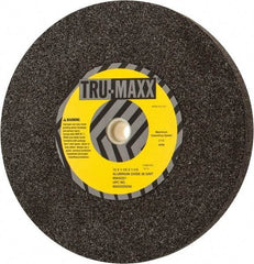 Tru-Maxx - 36 Grit Aluminum Oxide Bench & Pedestal Grinding Wheel - 12" Diam x 1-1/4" Hole x 1-1/2" Thick, 2705 Max RPM, P Hardness, Very Coarse Grade , Vitrified Bond - Benchmark Tooling