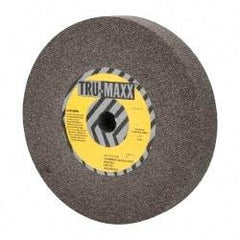 Tru-Maxx - 46 Grit Aluminum Oxide Bench & Pedestal Grinding Wheel - 12" Diam x 1-1/4" Hole x 2" Thick, 2705 Max RPM, P Hardness, Coarse Grade , Vitrified Bond - Benchmark Tooling