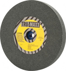 Tru-Maxx - 80 Grit Silicon Carbide Bench & Pedestal Grinding Wheel - 10" Diam x 1-1/4" Hole x 1-1/2" Thick, 3250 Max RPM, K Hardness, Medium Grade , Vitrified Bond - Benchmark Tooling