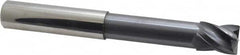 Accupro - 3/4", 4 Flute, Single End, Solid Carbide, Corner Chamfer End Mill - 6" OAL, Right Hand Flute, 1" LOC, Right Hand Cut, 3-3/8" Extended Reach - Benchmark Tooling