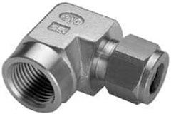 Ham-Let - 1/2" OD, Grade 316Stainless Steel Female Elbow - Comp x FNPT Ends - Benchmark Tooling