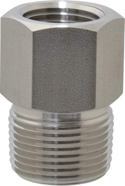 Ham-Let - 3/4 x 1/2" Grade 316 Stainless Steel Pipe Hex Bushing - MNPT x FNPT End Connections, 4,600 psi - Benchmark Tooling