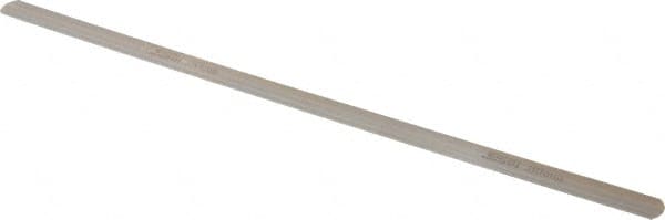 SPI - 0.3mm Thick x 1/2 Inch Wide x 12 Inch Leaf Length, Parallel Feeler Gage - High Carbon Steel - Benchmark Tooling