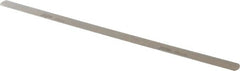 SPI - 0.45mm Thick x 1/2 Inch Wide x 12 Inch Leaf Length, Parallel Feeler Gage - High Carbon Steel - Benchmark Tooling