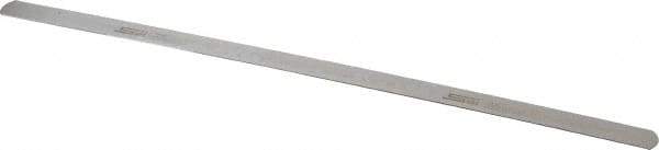 SPI - 0.55mm Thick x 1/2 Inch Wide x 12 Inch Leaf Length, Parallel Feeler Gage - High Carbon Steel - Benchmark Tooling