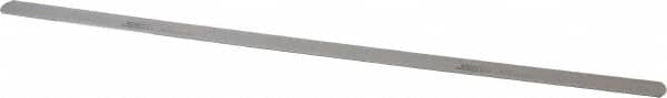 SPI - 0.65mm Thick x 1/2 Inch Wide x 12 Inch Leaf Length, Parallel Feeler Gage - High Carbon Steel - Benchmark Tooling