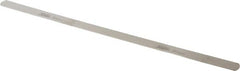 SPI - 0.8mm Thick x 1/2 Inch Wide x 12 Inch Leaf Length, Parallel Feeler Gage - High Carbon Steel - Benchmark Tooling