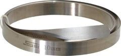 SPI - 0.1mm Thick x 10 Ft. Long x 1/2 Inch Wide, Feeler Stock Roll - High Carbon Steel - Benchmark Tooling