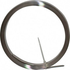 SPI - 0.015 Inch Thick x 25 Ft. Long x 1/2 Inch Wide, Feeler Stock Roll - High Carbon Steel - Benchmark Tooling