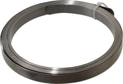 SPI - 0.016 Inch Thick x 25 Ft. Long x 1/2 Inch Wide, Feeler Stock Roll - High Carbon Steel - Benchmark Tooling