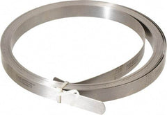 SPI - 0.018 Inch Thick x 25 Ft. Long x 1/2 Inch Wide, Feeler Stock Roll - High Carbon Steel - Benchmark Tooling