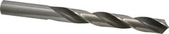 Hertel - 21/32" 118° High Speed Steel Jobber Drill - Bright Finish, Right Hand Cut, Spiral Flute, Straight Shank, 7-1/8" OAL, Standard Point - Benchmark Tooling