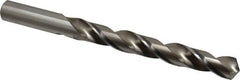 Hertel - 43/64" 118° High Speed Steel Jobber Drill - Bright Finish, Right Hand Cut, Spiral Flute, Straight Shank, 7-5/8" OAL, Standard Point - Benchmark Tooling