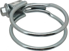 Made in USA - 1-1/8" Wide, Steel Wire Clamp for Tube & Hose - Benchmark Tooling