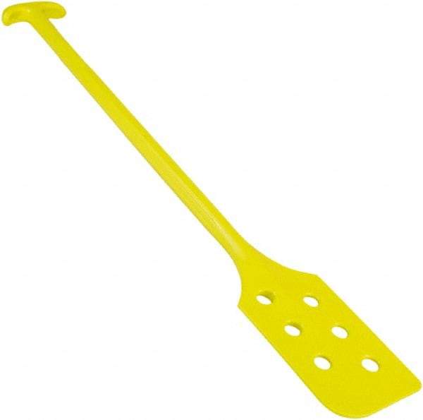 Remco - Yellow Polypropylene Mixing Paddle with Holes - 40" Overall Length - Benchmark Tooling