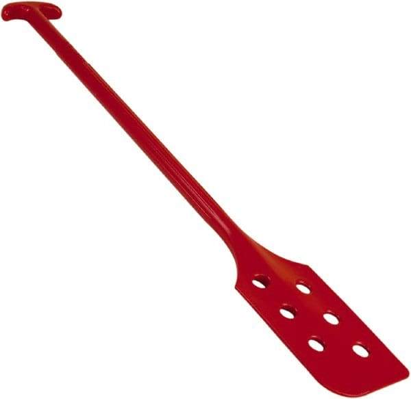 Remco - Red Polypropylene Mixing Paddle with Holes - 40" Overall Length - Benchmark Tooling