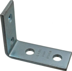 Cooper B-Line - Zinc Plated Carbon Steel 90° Strut Fitting - 1/2" Bolt, 4 Holes, Used with Cooper B Line Channel & Strut (All Sizes Except B62 & B72) - Benchmark Tooling