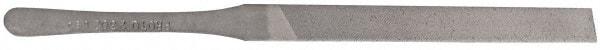 Proto - 5-1/4" Long, Smooth Cut, Flat American-Pattern File - Double Cut, 1/4" Overall Thickness, Tang - Benchmark Tooling