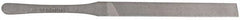 Proto - 5-1/4" Long, Smooth Cut, Flat American-Pattern File - Double Cut, 1/4" Overall Thickness, Tang - Benchmark Tooling
