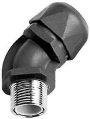 Murrplastik - 3/8" Trade, Nylon Compression Angled Liquidtight Conduit Connector - Noninsulated - Benchmark Tooling