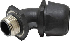 Murrplastik - 1/2" Trade, Nylon Compression Angled Liquidtight Conduit Connector - Noninsulated - Benchmark Tooling