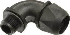 Murrplastik - 3/8" Trade, Nylon Compression Angled Liquidtight Conduit Connector - Noninsulated - Benchmark Tooling