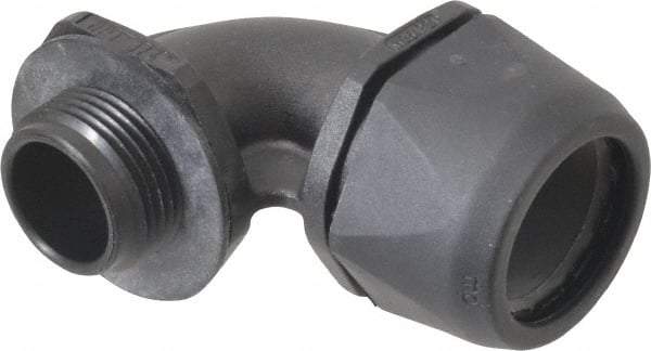 Murrplastik - 3/4" Trade, Nylon Compression Angled Liquidtight Conduit Connector - Noninsulated - Benchmark Tooling