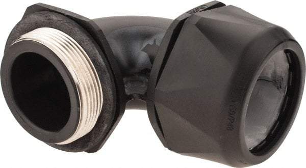 Murrplastik - 2" Trade, Nylon Compression Angled Liquidtight Conduit Connector - Noninsulated - Benchmark Tooling