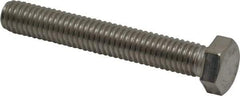 Value Collection - 3/8-16 UNC, 2-1/2" Length Under Head Hex Head Cap Screw - Fully Threaded, Grade 316 Stainless Steel, Uncoated, 9/16" Hex - Benchmark Tooling