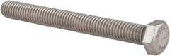 Value Collection - 3/8-16 UNC, 3-1/2" Length Under Head Hex Head Cap Screw - Fully Threaded, Grade 316 Stainless Steel, Uncoated, 9/16" Hex - Benchmark Tooling