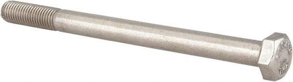 Value Collection - 5/16-24 UNF, 4" Length Under Head Hex Head Cap Screw - Partially Threaded, Grade 18-8 Stainless Steel, Uncoated, 1/2" Hex - Benchmark Tooling