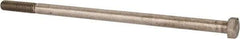 Value Collection - 3/8-16 UNC, 8" Length Under Head Hex Head Cap Screw - Partially Threaded, Grade 18-8 Stainless Steel, Uncoated, 9/16" Hex - Benchmark Tooling