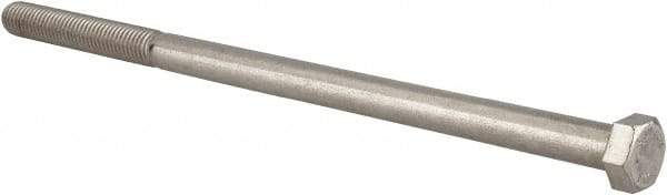 Value Collection - 1/2-13 UNC, 10" Length Under Head Hex Head Cap Screw - Partially Threaded, Grade 18-8 Stainless Steel, Uncoated, 3/4" Hex - Benchmark Tooling