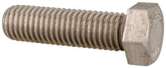 Value Collection - 9/16-12 UNC, 2" Length Under Head Hex Head Cap Screw - Grade 18-8 Stainless Steel, Uncoated, 13/16" Hex - Benchmark Tooling