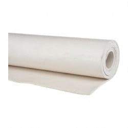 Made in USA - 36" Wide, 1/16" Thick, Buna-N Rubber Foam Sheet - 50 to 60 Durometer, White, -20 to 180°F, 1,000 to 1,200 psi Tensile Strength, Cut-to-Length - Benchmark Tooling