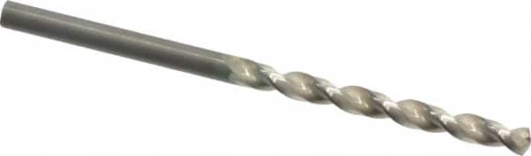 Guhring - #23 130° High Speed Steel Jobber Drill - Bright Finish, Right Hand Cut, Parabolic Flute, Straight Shank, 2-15/16" OAL, Standard Point - Benchmark Tooling