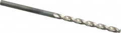 Guhring - #36 130° High Speed Steel Jobber Drill - Bright Finish, Right Hand Cut, Parabolic Flute, Straight Shank, 2-13/32" OAL, Standard Point - Benchmark Tooling