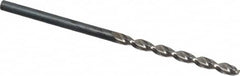 Guhring - #40 130° High Speed Steel Jobber Drill - Bright Finish, Right Hand Cut, Parabolic Flute, Straight Shank, 2-1/4" OAL, Standard Point - Benchmark Tooling