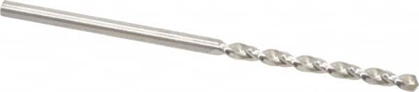 Guhring - #47 130° High Speed Steel Jobber Drill - Bright Finish, Right Hand Cut, Parabolic Flute, Straight Shank, 1-15/16" OAL, Standard Point - Benchmark Tooling