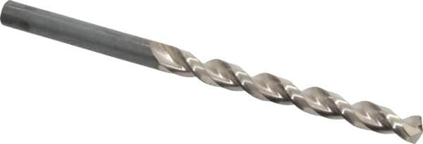 Guhring - 13/64" 130° High Speed Steel Jobber Drill - Bright Finish, Right Hand Cut, Parabolic Flute, Straight Shank, 3-3/8" OAL, Standard Point - Benchmark Tooling