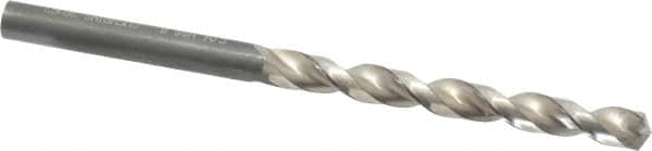 Guhring - Letter B 130° High Speed Steel Jobber Drill - Bright Finish, Right Hand Cut, Parabolic Flute, Straight Shank, 3-31/32" OAL, Standard Point - Benchmark Tooling