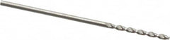 Guhring - 1.15mm 130° High Speed Steel Jobber Drill - Bright Finish, Right Hand Cut, Parabolic Flute, Straight Shank, 1-27/64" OAL, Standard Point - Benchmark Tooling