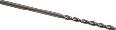 Guhring - 1.67mm 130° High Speed Steel Jobber Drill - Bright Finish, Right Hand Cut, Parabolic Flute, Straight Shank, 1-11/16" OAL, Standard Point - Benchmark Tooling