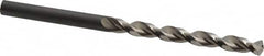 Guhring - 5mm 130° High Speed Steel Jobber Drill - Bright Finish, Right Hand Cut, Parabolic Flute, Straight Shank, 3-25/64" OAL, Standard Point - Benchmark Tooling