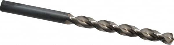 Guhring - 6.7mm 130° High Speed Steel Jobber Drill - Bright Finish, Right Hand Cut, Parabolic Flute, Straight Shank, 3-31/32" OAL, Standard Point - Benchmark Tooling