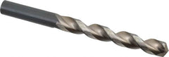 Guhring - 14.5mm 130° High Speed Steel Jobber Drill - Bright Finish, Right Hand Cut, Parabolic Flute, Straight Shank, 6-21/32" OAL, Standard Point - Benchmark Tooling