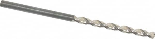 Guhring - #34 130° Cobalt Jobber Drill - Bright Finish, Right Hand Cut, Parabolic Flute, Straight Shank, 2-13/32" OAL, Standard Point - Benchmark Tooling