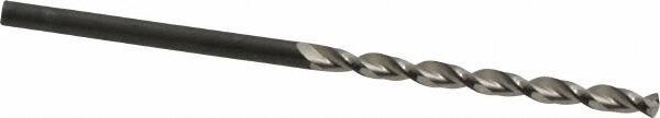 Guhring - #42 130° Cobalt Jobber Drill - Bright Finish, Right Hand Cut, Parabolic Flute, Straight Shank, 2-1/4" OAL, Standard Point - Benchmark Tooling
